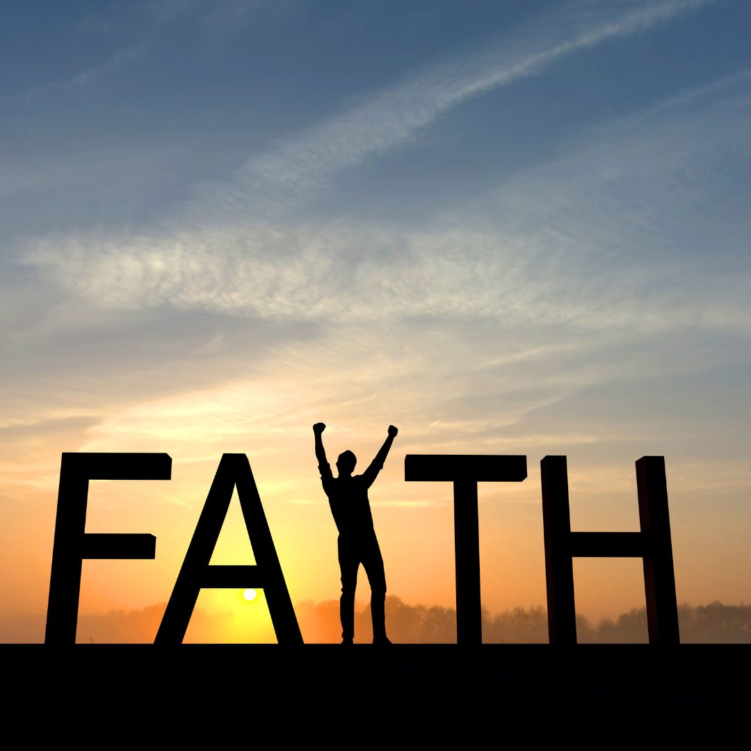 a picture with the word faith