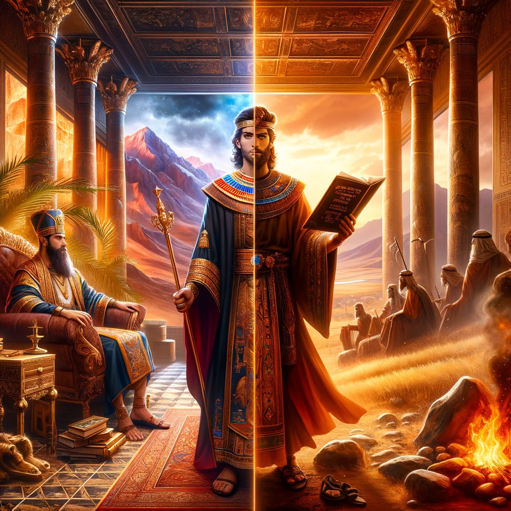 Moses from a prince to a prophet
