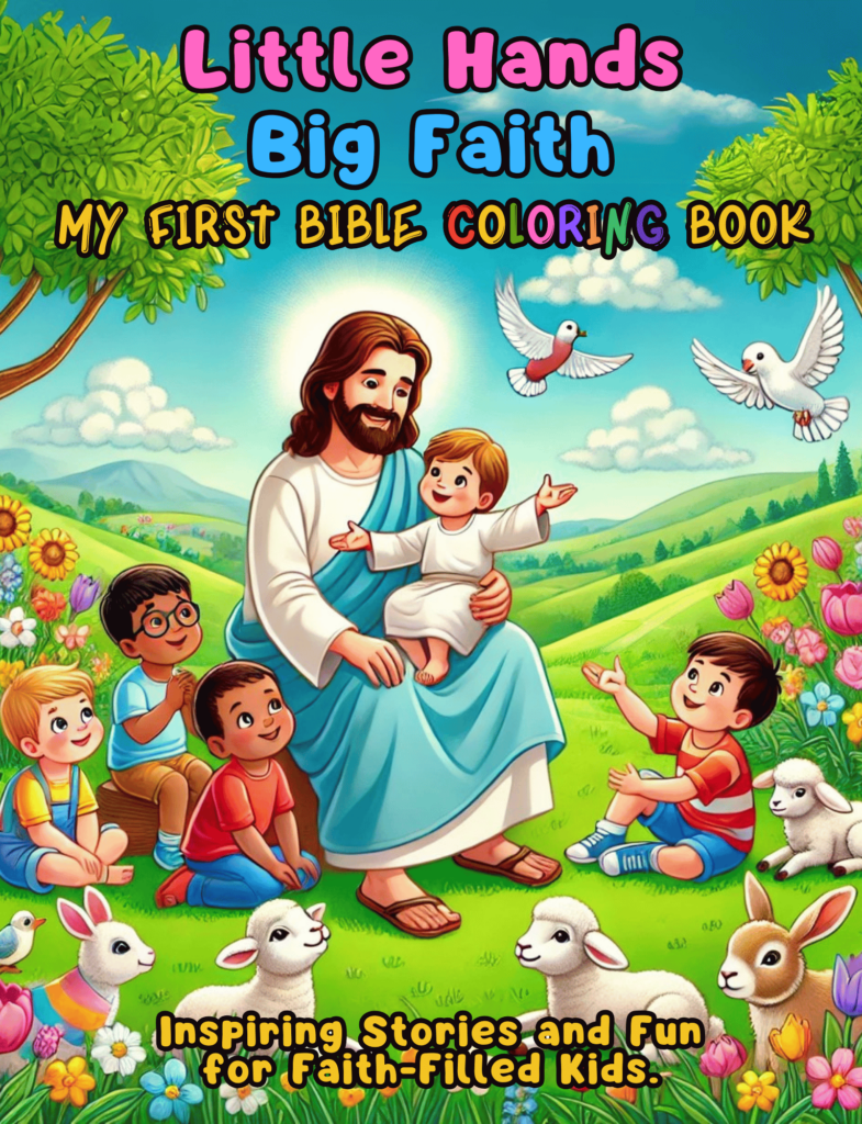Free Christian coloring book Cover
