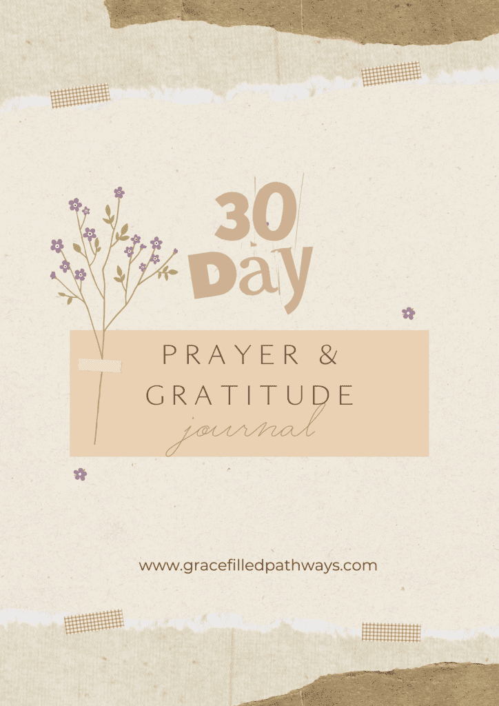 Free 30 Day Prayer and Gratitude Journal Cover