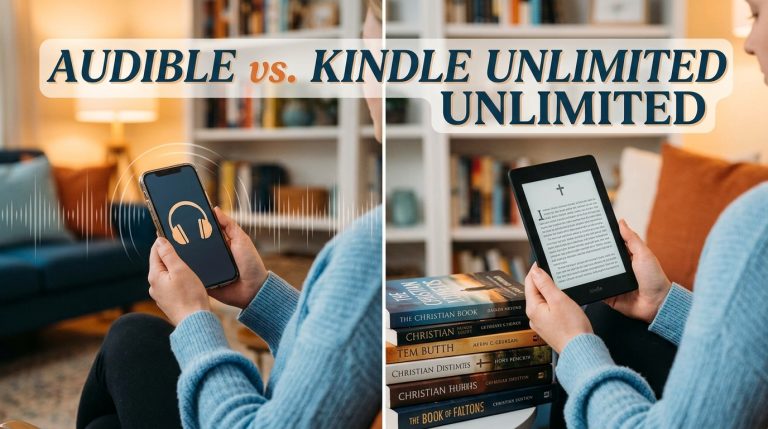 Audible vs. Kindle Unlimited: Which Christian Reading Service Is Right for You?