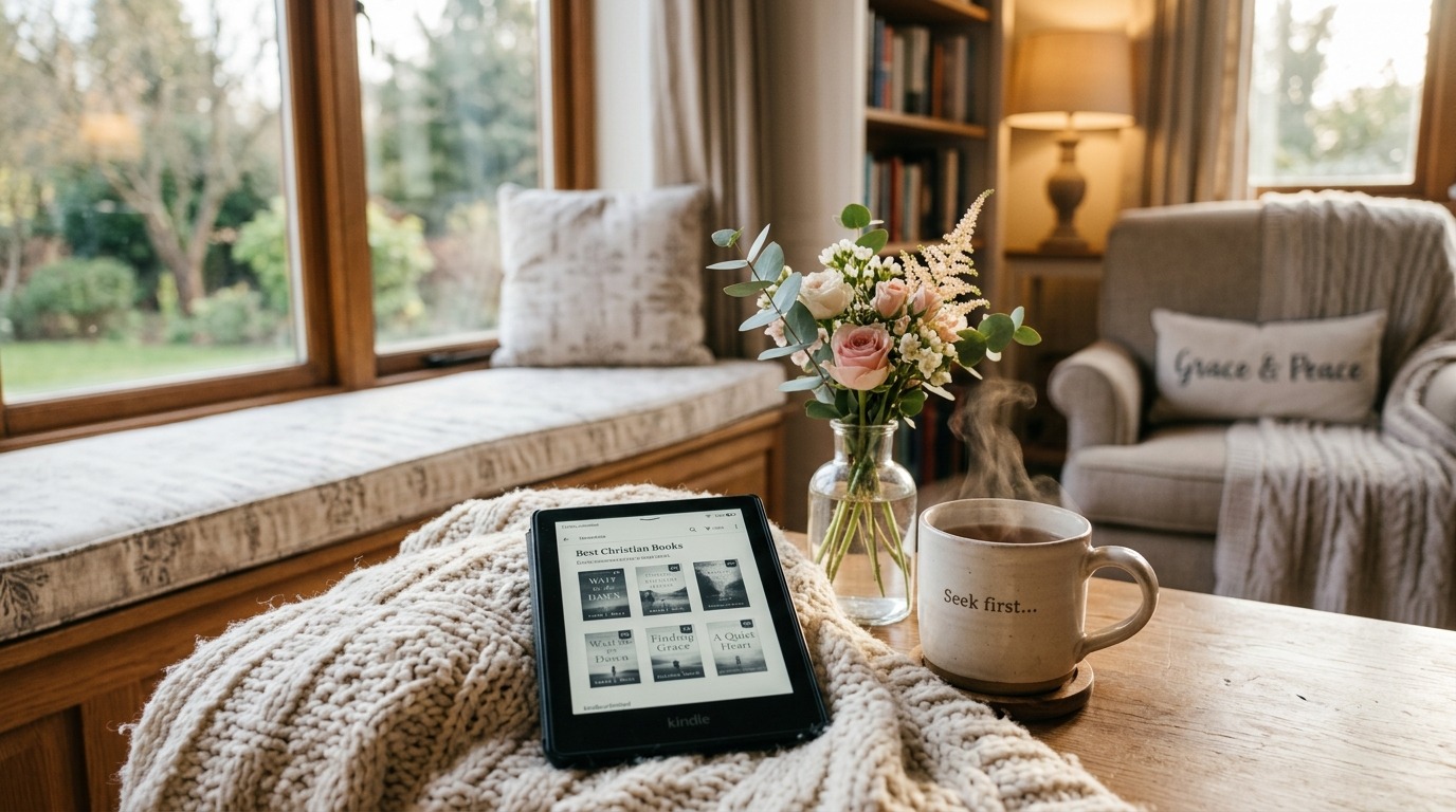 Kindle_on_blanket_with_tea