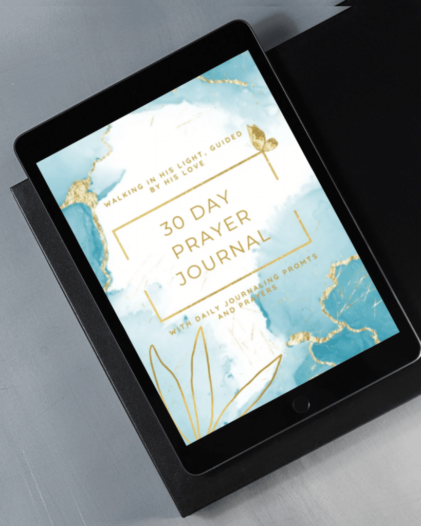 Free 30 day prayer journal