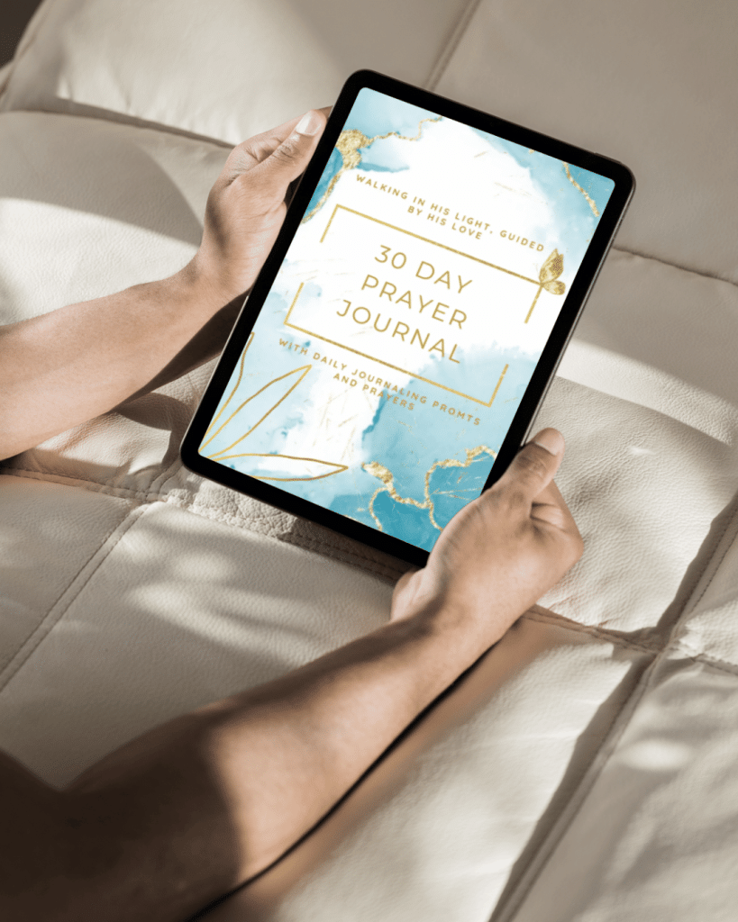 Free 30 day prayer journal