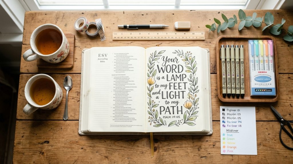 best pens for bible journaling no bleed