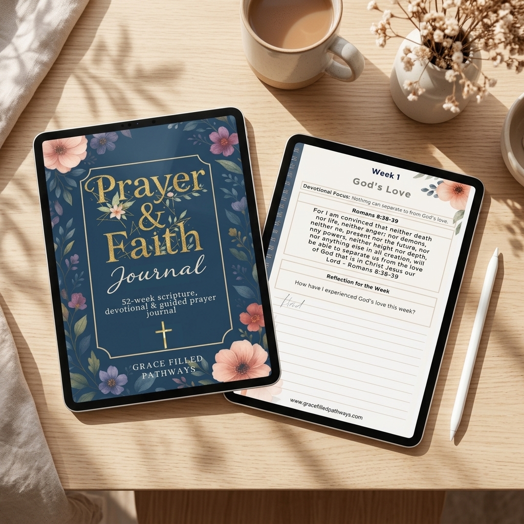 Grace Filled Pathways 52-Week Printable Bible Study Workbook PDF
